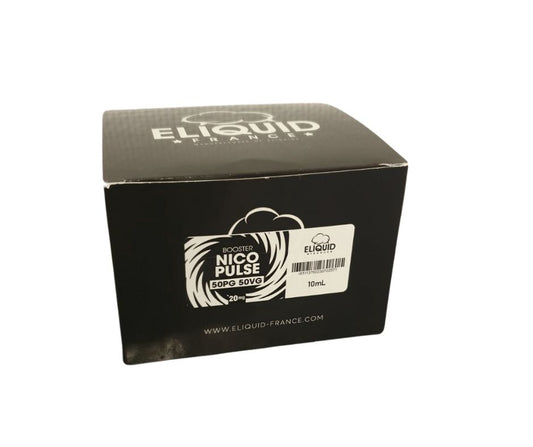 Boite de 25 booster nico pulse 50/50 10ml - Liquid France